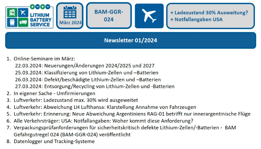 Newsletter 01/2024 2024-03-18 Newsletter 01-2024 de