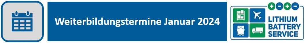 Weiterbildungstermine Januar 2024