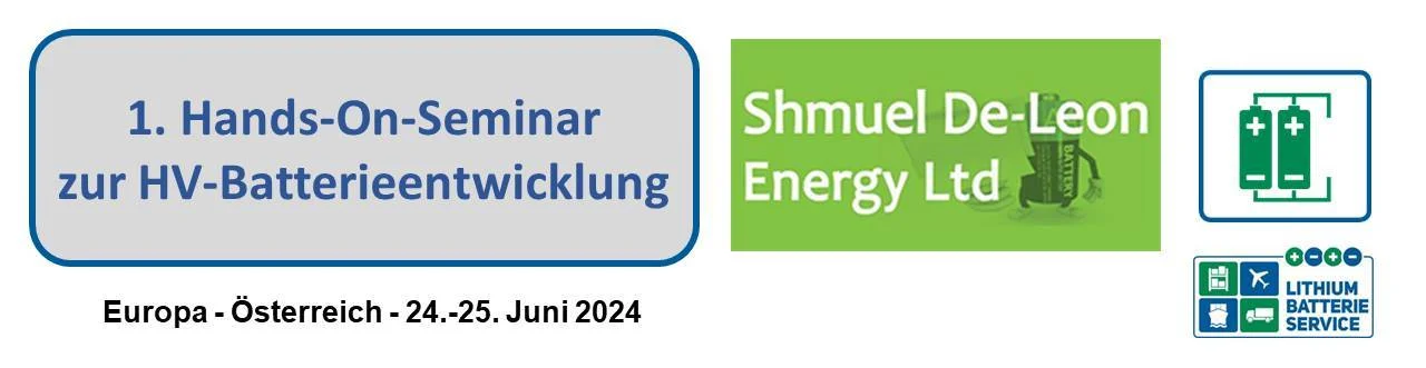 1. Hands-On-Seminars zur HV-Batterieentwicklung 1st Hands-On HV Battery Development Seminar de