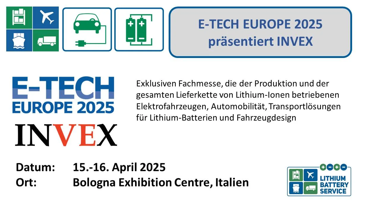 E-TECH EUROPE 2025 präsentiert INVEX INVEX 2025 de